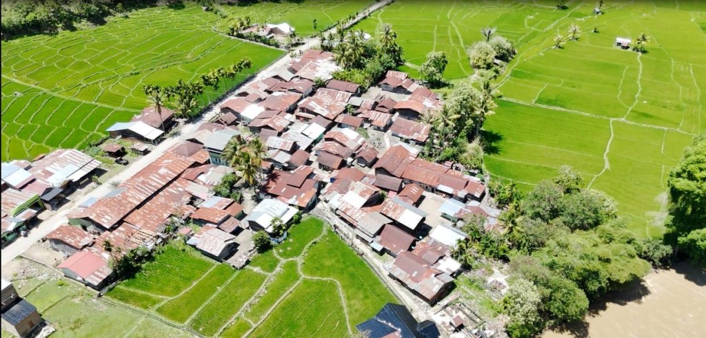 Desa Remukut Tampak Dari Udara